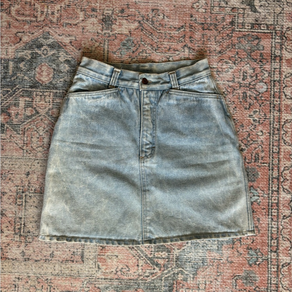 80s denim skirt